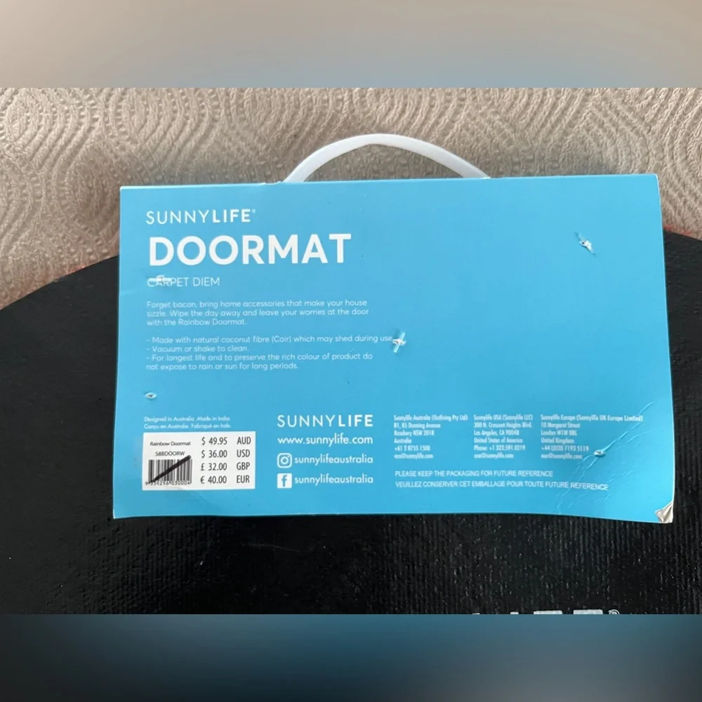 Urban Outfitterse / Sunny Life rainbow mat